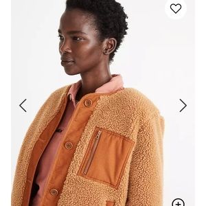 NTW Madewell Sherpa Chestnut jacket size M